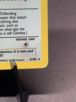 Pokemon TCG Clefairy 5/102 Base Set Unlimited Holo Rare VTG WOTC 1999 MP - Image 2