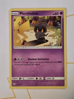 pokemon cosmic eclipse marshadow 103/236 Non Holo NM - Image 1