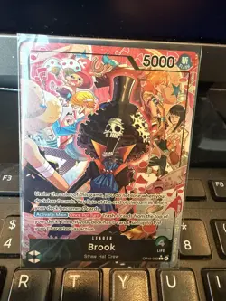 OP15-022 Brook Alt Art Leader Adventure on Kami’s Island One Piece TCG English - Image 1