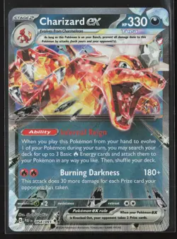 Charizard ex Double Rare SV: Paldean Fates 054/091 NM Pokemon Card - Image 1