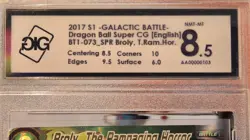 Dragonball Super Card Broly Rampaging Horror BT1-073 2017 GiG 8,5 No PSA - Image 5