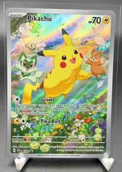 Pokemon Pikachu TCG SVP088 Black Star Promos Full Art Holo Card - Image 1