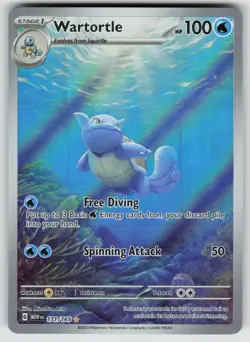 Wartortle 171/165 SV: 151 Illustration Rare Pokemon Card NM - Image 1