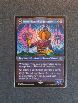 MTG Rona, Herald of Invasion - Showcase - MOM - Near Mint+ Condition - Image 1
