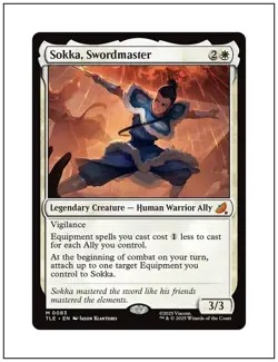 1x Sokka, Swordmaster, Magic the Gathering MTG NM - Image 1