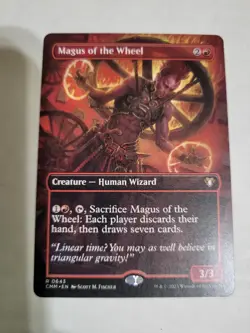MTG MAGUS OF THE WHEEL FULL ART 643 EX-MINT FREE SHIP!!! - Image 1