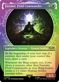 MTG - Faramir, Field Commander - Foil - Showcase - Lord of the Rings Commander - Image 1