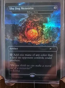 Shu Jing Meteorite Secret Lair Drop MTG Rainbow Foil Near Mint - Image 3