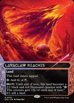 Lavaclaw Reaches - Borderless - MtG Edge of Eternities - NM - Image 1