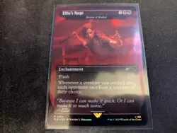 MTG Magic the Gathering FOIL Dictate of Erebos / Ellie's Rage Borderless SLD! - Image 1