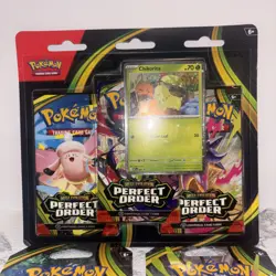 Pokemon PERFECT ORDER 3-Pack Blister and 2 Sleeved Booster Packs NEW! - Image 2