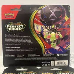Pokemon PERFECT ORDER 3-Pack Blister and 2 Sleeved Booster Packs NEW! - Image 5