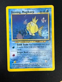 Shining Magikarp - 66/64 Holo Rare - Unlimited Neo Revelation (MP)#2 Pokemon - Image 1