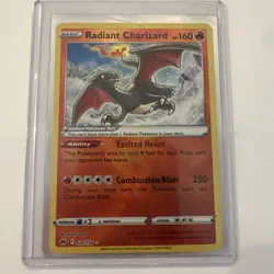 Pokemon TCG Radiant Charizard Crown Zenith 020/159 Holo Radiant Rare - Image 1