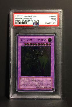 Rainbow Neos | Ultimate Rare | 2007 PTDN-JP | PSA 9 Mint | japanese | Yu-Gi-Oh - Image 1