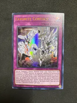 Yugioh POTE-EN069 - Favorite Contact - Ultra Rare - Image 1