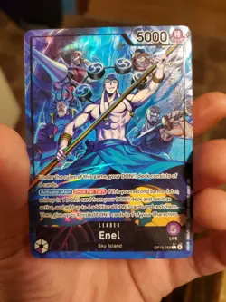 Enel OP15-058 Alternate Art Adventure On Kamis Island English One Piece NM - Image 1