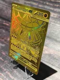Pokemon Mega Zygarde EX Gold Secret Rare Full Art Foil 124/088 English - Image 3