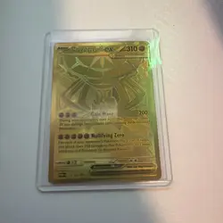 Pokemon Mega Zygarde EX Gold English 124/088 - Perfect Order - Image 1
