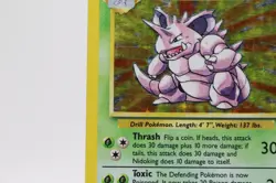 Pokemon TCG Nidoking Holo Rare Card Base Set 11/102, 1999 WOTC Vintage - Image 2