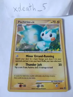 Pachirisu DP04 Promo Diamond and Pearl Promos Pokemon Card MP - Image 1