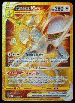 Arceus VSTAR #184/172 Brilliant Stars NM/M Pokemon Card - Image 1