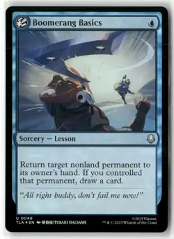 Avatar: The Last Airbender Magic: The Gathering Boomerang Basics Foil - Image 1