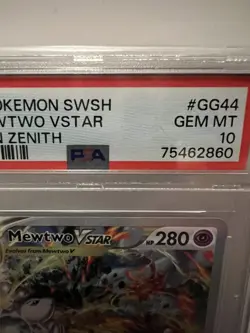 PSA 10 Mewtwo VSTAR GG44/GG70 Crown Zenith GEM MINT Pokemon TCG - Image 3