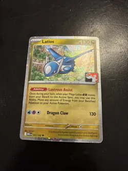 101/132 Latios Prize Pack Series 8 Stamped Pokemon TCG Mega Cosmos Holo - Image 1