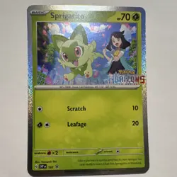 Pokemon Sprigatito 191 SVP Scarlet & Violet Promo Holo 70 HP - Image 1