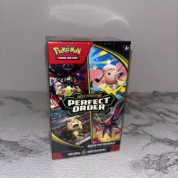 Pokemon Perfect Order Booster Bundle Sealed NEW + sleeved booster packs ! - Image 2