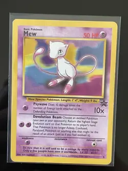 Pokemon Mew Wotc Promo 08/53 Promo Basic 50 HP Regular English - Image 1