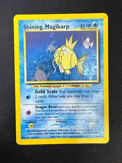 Shining Magikarp - 66/64 Holo Rare - Unlimited Neo Revelation (MP)#1 Pokemon - Image 1