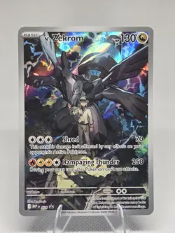 Pokemon N's Zekrom 031 MEP Promo Full Art Holo NM - Image 1