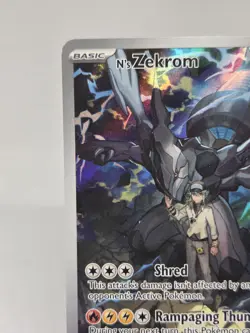 Pokemon N's Zekrom 031 MEP Promo Full Art Holo NM - Image 2