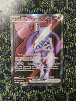 Pokemon Team Rocket's Mewtwo ex 213/182 Destined Rivals Ultra Rare - Image 1