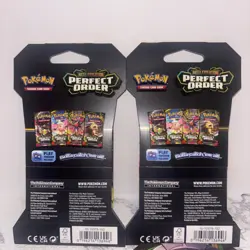 Pokemon TCG Perfect Order Art Set of 4 Sleeved Booster Packs ART SET BRAND NEW! - Image 4
