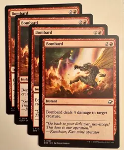 BOMBARD x4 mtg Edge of Eternities 4 Common Playset - Image 1