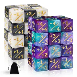48 MTG Dice Counters Token Dice - Glitter Sparkle Loyalty D6 Cube for Card - Image 1