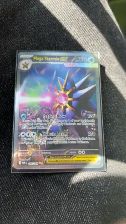 Mega Starmie EX Pokemon Card 118/088 Holo Stage 1 English 2026 - Image 1