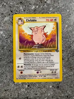 Pokemon TCG Cards Clefable 17/64 Jungle Rare - Image 1