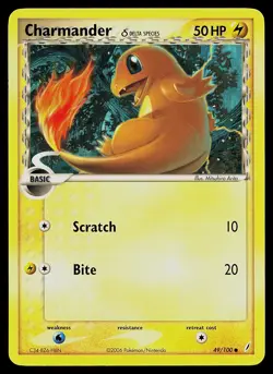 Pokemon Card - Charmander (Delta Species) Crystal Guardians 49/100 Common - Image 1