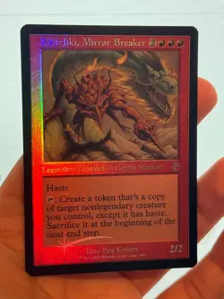 1X RETRO FOIL Kiki-Jiki, Mirror Breaker MINT MTG Magic TSR Old Border Goblin EDH - Image 1