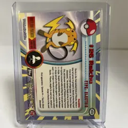 Topps Pokemon Raichu #26 Foil - Image 2
