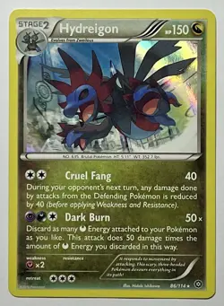 Hydreigon 86/114 (LP) Holo Rare XY Series: Steam Siege 2016 Pokemon Card - Image 1