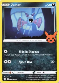 Zubat - 089/163 - 2021 Trick or Trade - (Asako Ito, Crochet/Sock Puppet) NM - Image 1