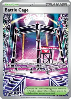 Pokemon Battle Cage 116/094 Phantasmal Flames Full Art Trainer Ultra Rare Holo - Image 1