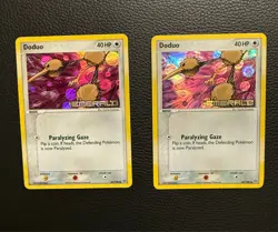 2X 2005 Pokemon EX Emerald Doduo Reverse Foil 45/106 Mint - Image 2