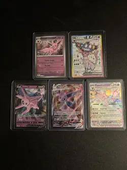 Pokemon TCG - Umbreon, Espeon, Vaporeon, Leafeon, Eevee & more - Evolution Lot - Image 2