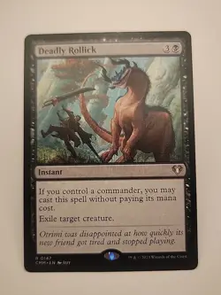 Deadly Rollick MTG Commander Masters 0147 Regular - Image 1